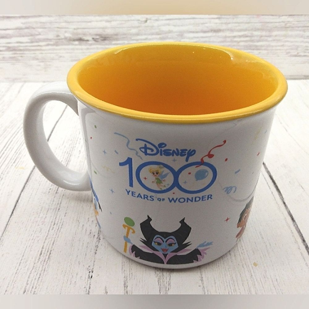 Disney 100 Years Celebration Coffee Tea Mug Cup Mickey Mouse Donald Duck New - Picture 2 of 11
